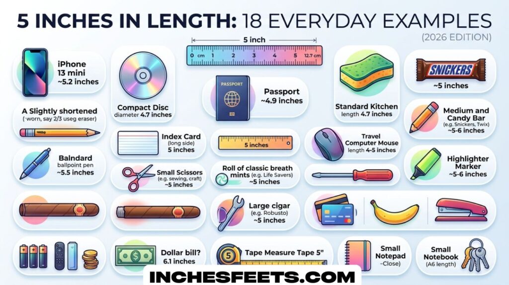 5 Inches in Length