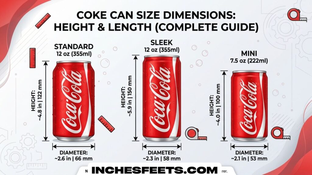 Coke Can Size Dimensions