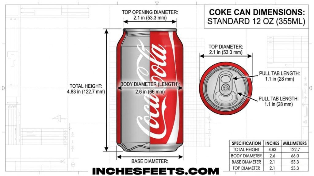 Coke Can Size Dimensions