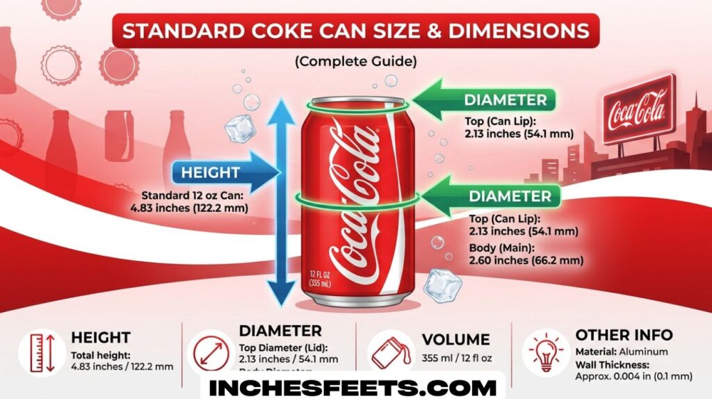 Coke Can Size Dimensions