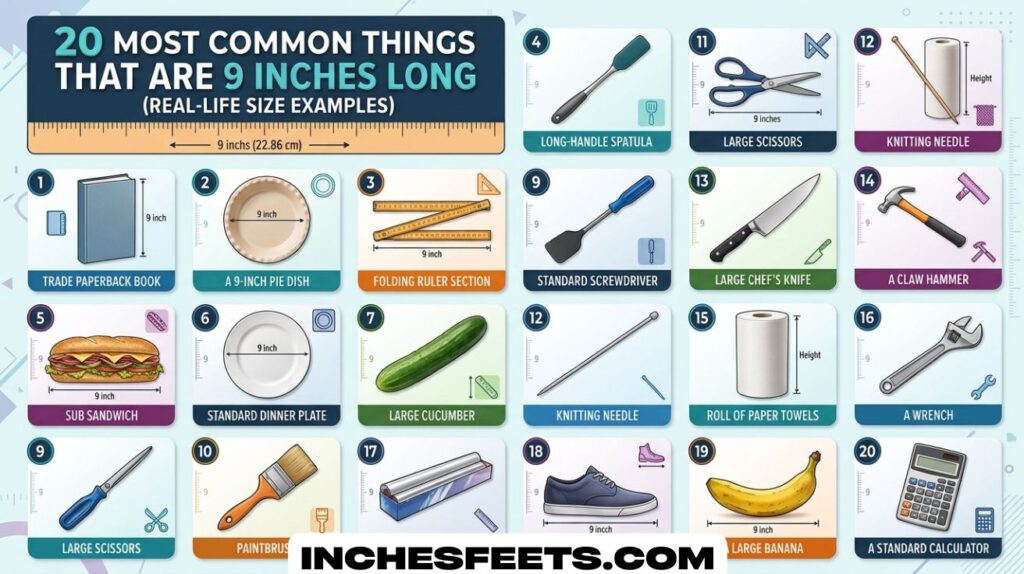 Common Things That Are 9 Inches Long