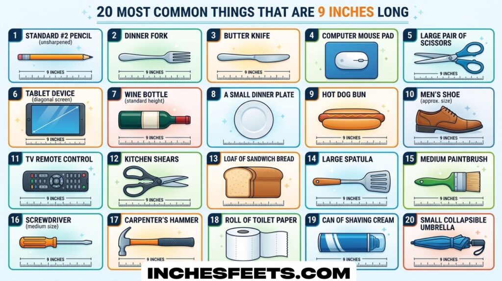 Common Things That Are 9 Inches Long