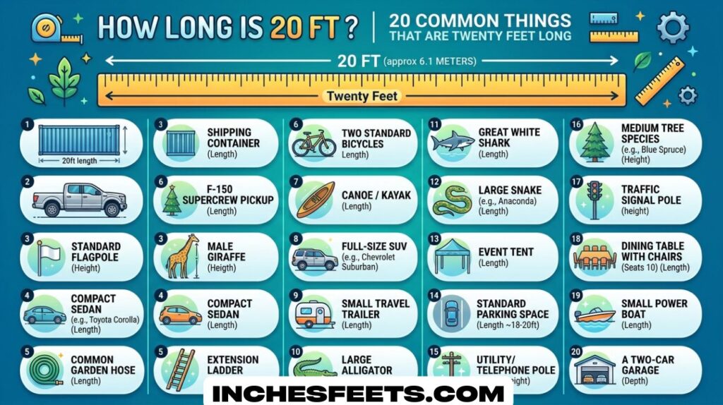How Long is 20 Ft