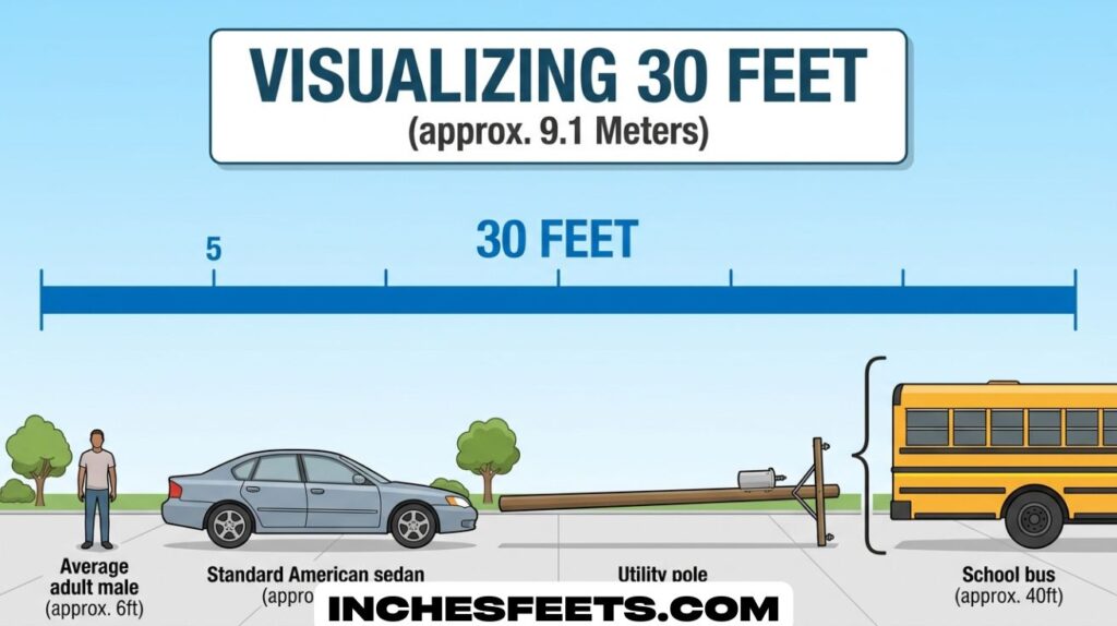 How Long Is 30 Feet