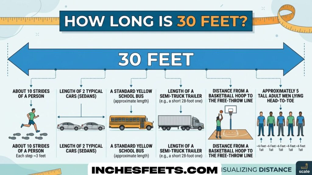 How Long Is 30 Feet
