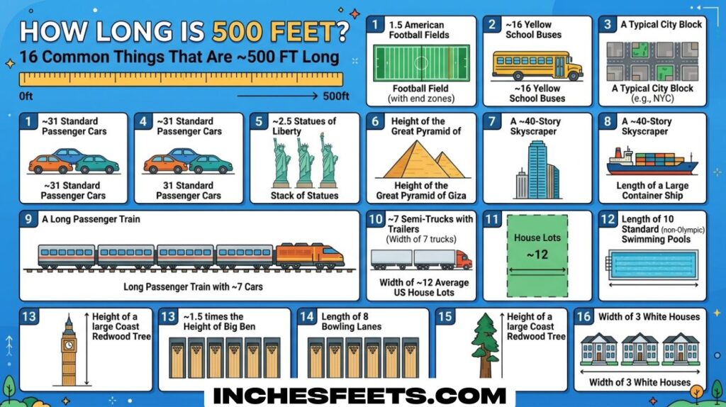 How Long Is 500 Feet