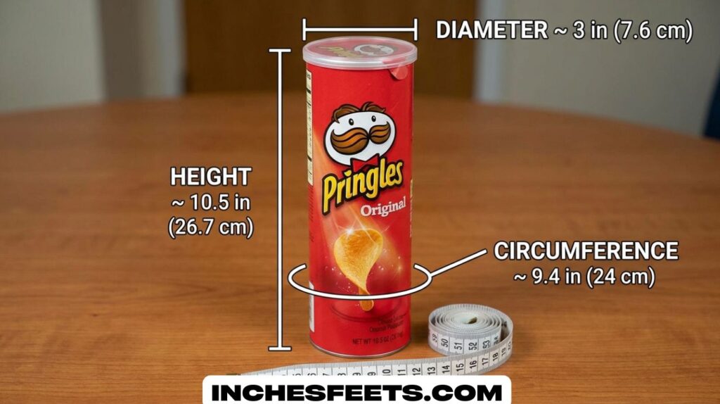 Pringles Can Dimensions