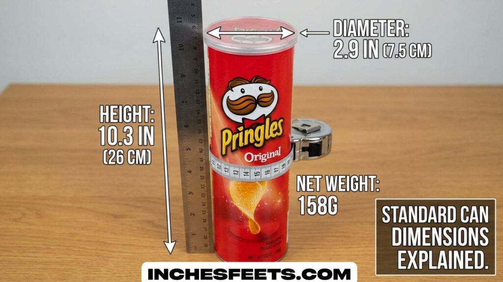 Pringles Can Dimensions