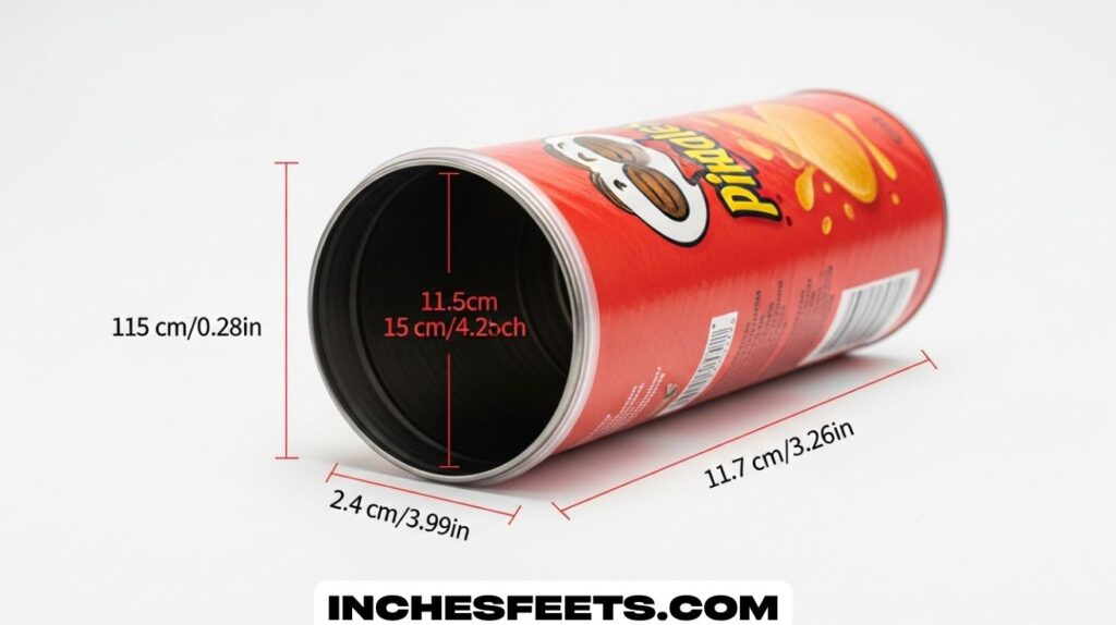 Pringles Can Dimensions
