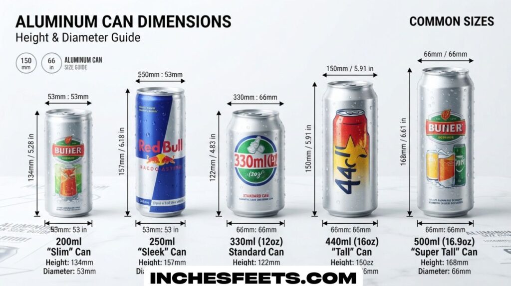 Aluminum Can Dimensions