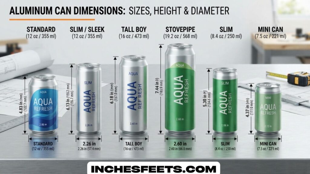 Aluminum Can Dimensions