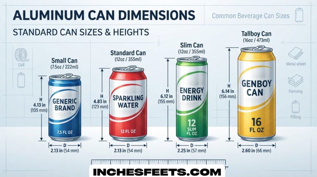Aluminum Can Dimensions