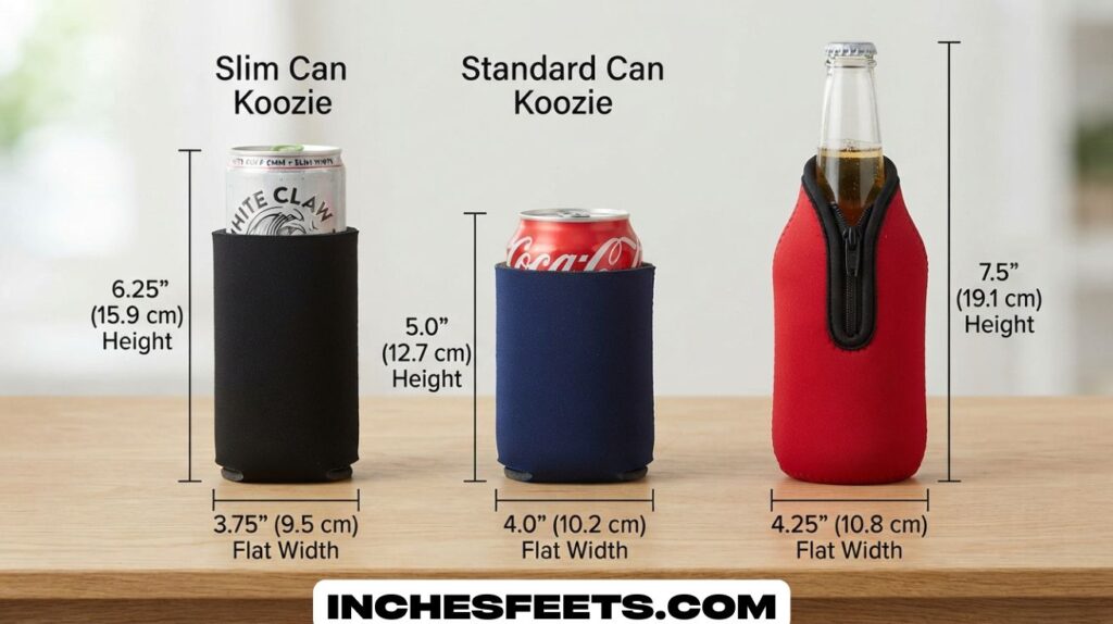 Can Koozie Size Dimensions