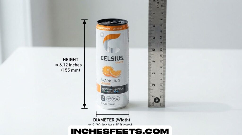 Celsius Can Dimensions