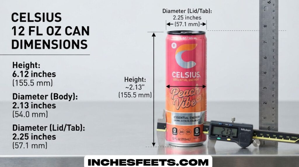 Celsius Can Dimensions