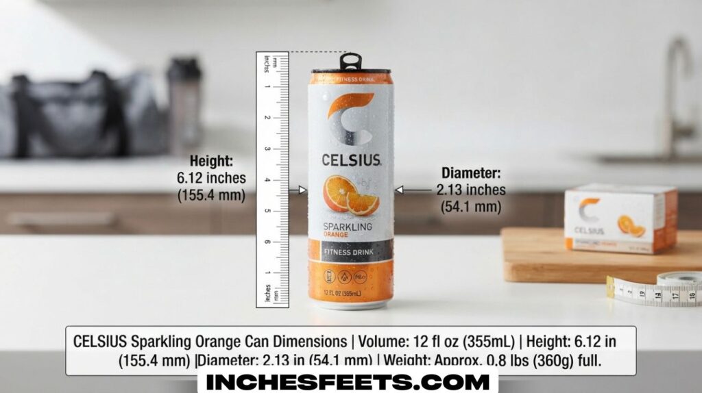 Celsius Can Dimensions
