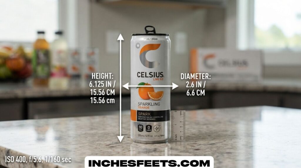 Celsius Can Dimensions