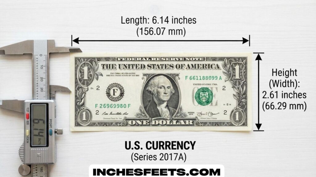 Dollar Bill Dimensions