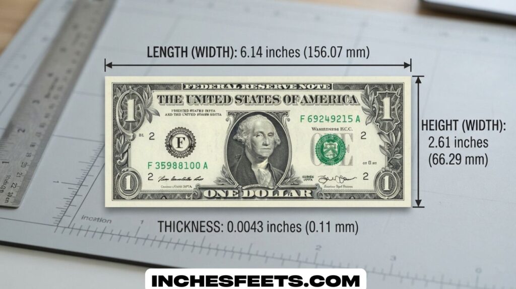 Dollar Bill Dimensions