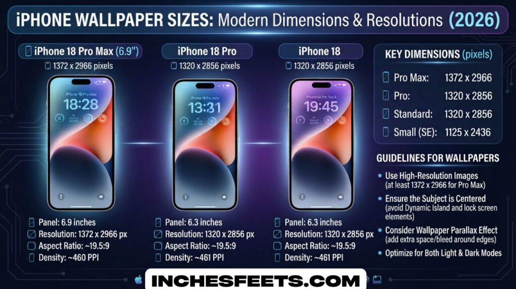 iPhone Wallpaper Sizes Dimensions