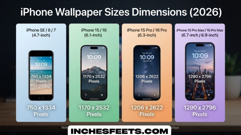 iPhone Wallpaper Sizes Dimensions