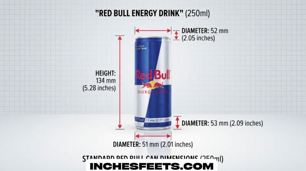 Red Bull Can Size Dimensions