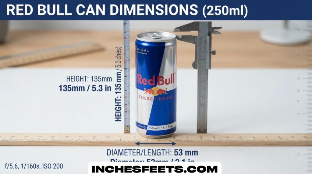 Red Bull Can Size Dimensions