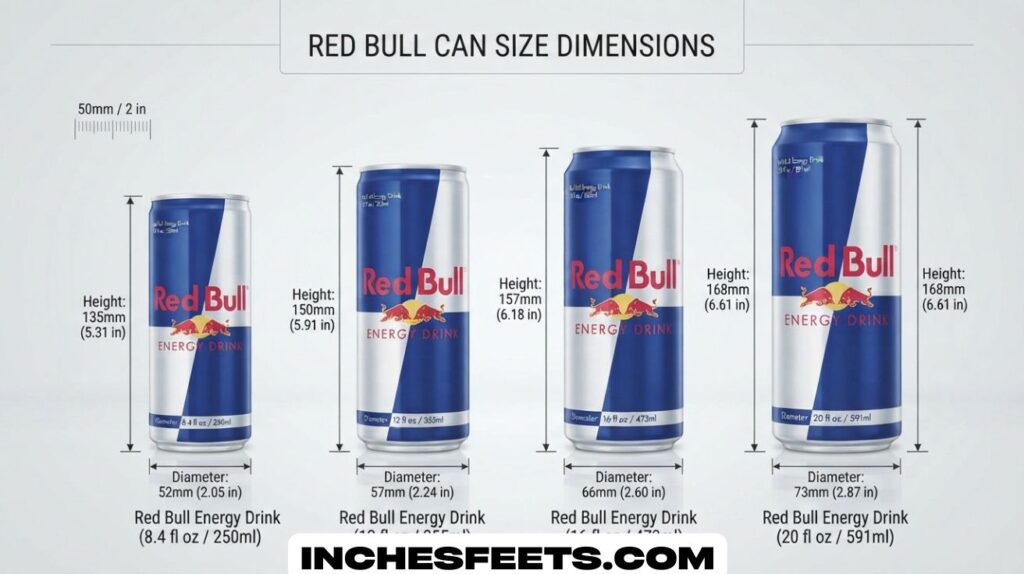Red Bull Can Size Dimensions
