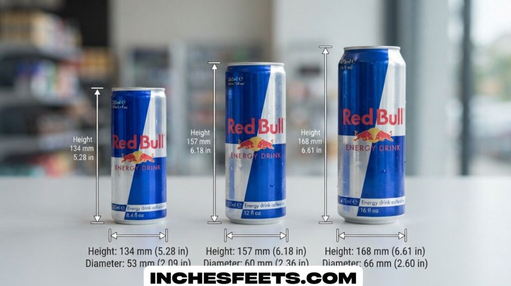 Red Bull Can Size Dimensions
