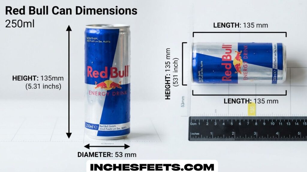 Red Bull Can Size Dimensions