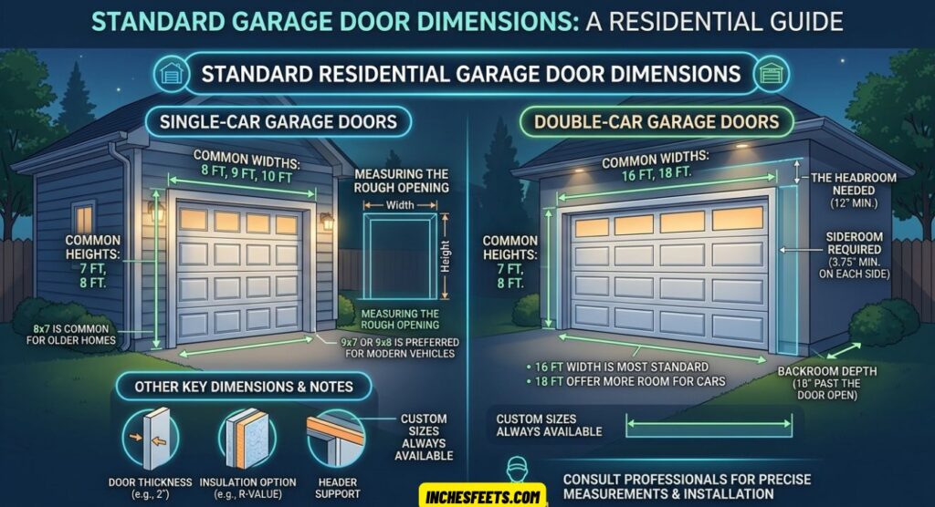 What Are Standard Garage Door Dimensions