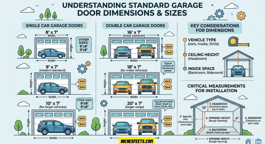 What Are Standard Garage Door Dimensions