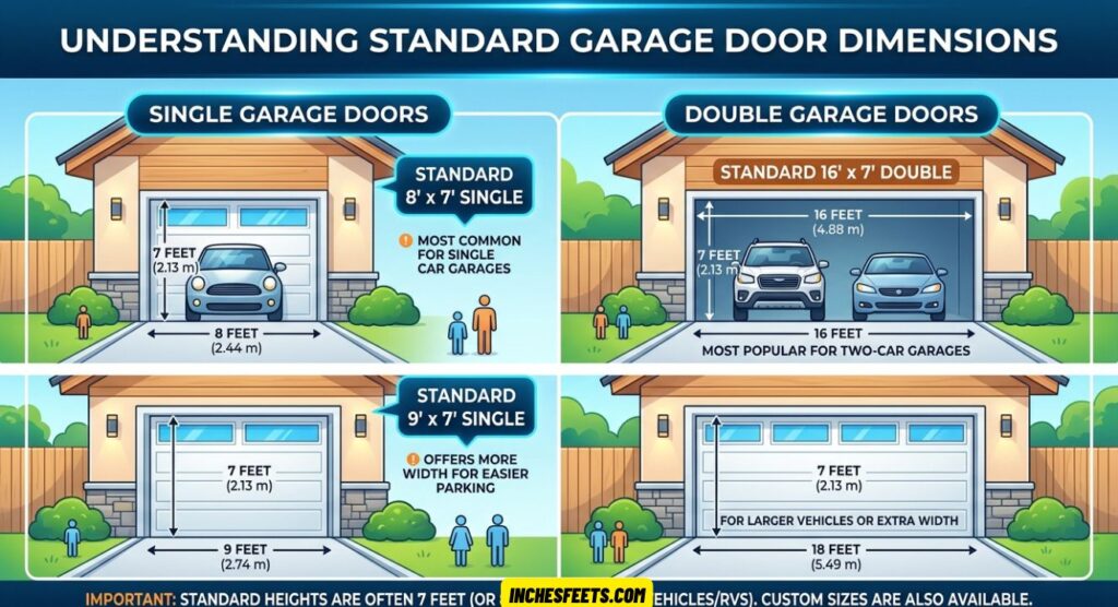 What Are Standard Garage Door Dimensions