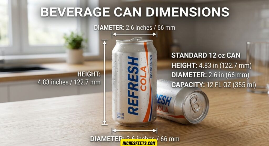 Beverage Can Dimensions
