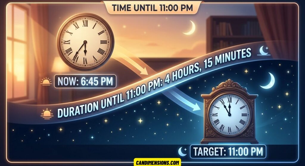 How Long Until 11 PM