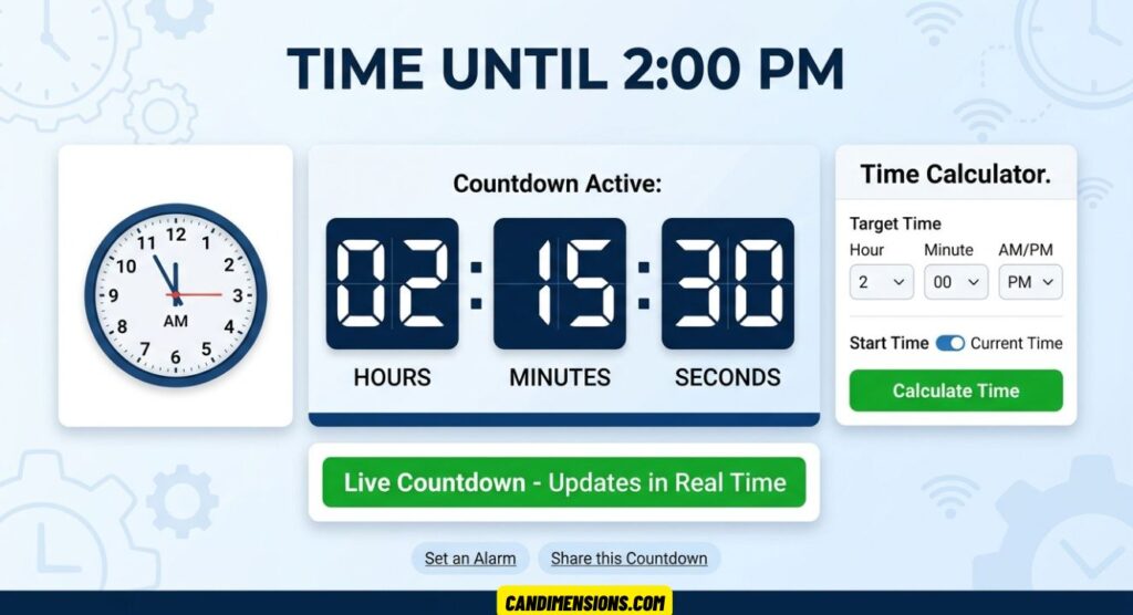 How Long Until 2 PM