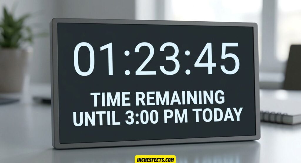 How Long Until 3 PM