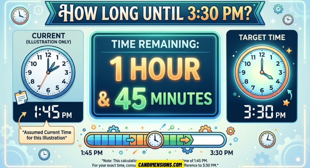 How Long Until 3:30 PM