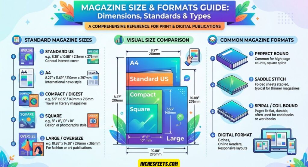 Magazine Size Dimensions