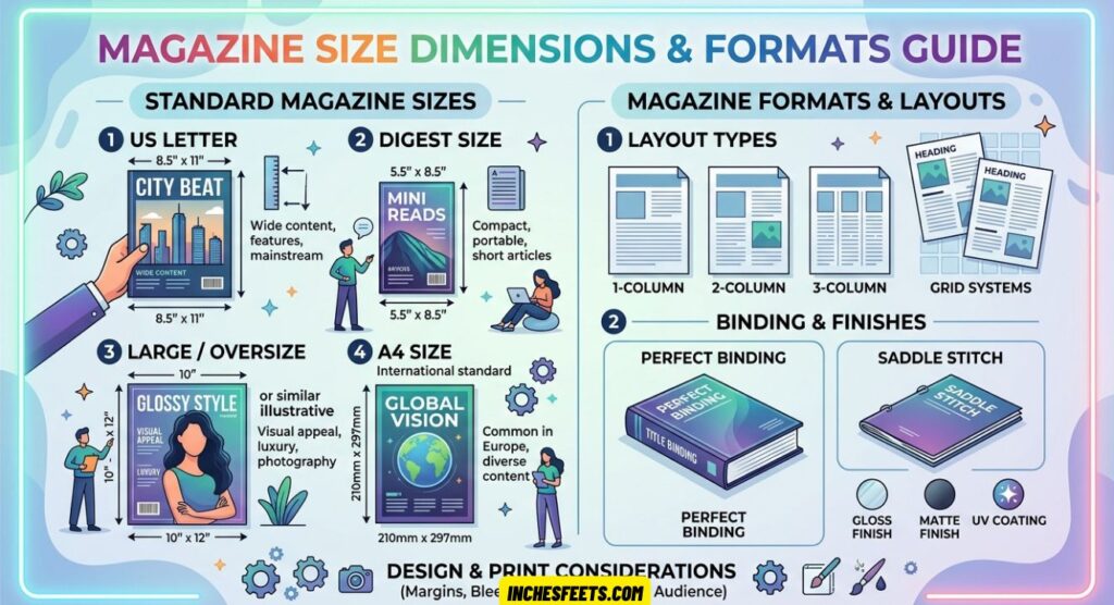 Magazine Size Dimensions