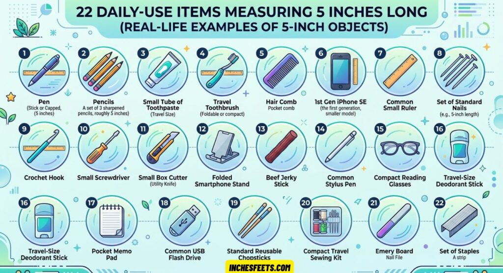 Measuring 5 Inches Long