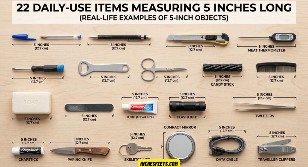 Measuring 5 Inches Long