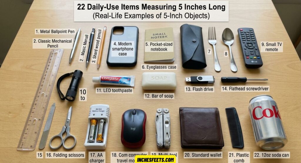 Measuring 5 Inches Long