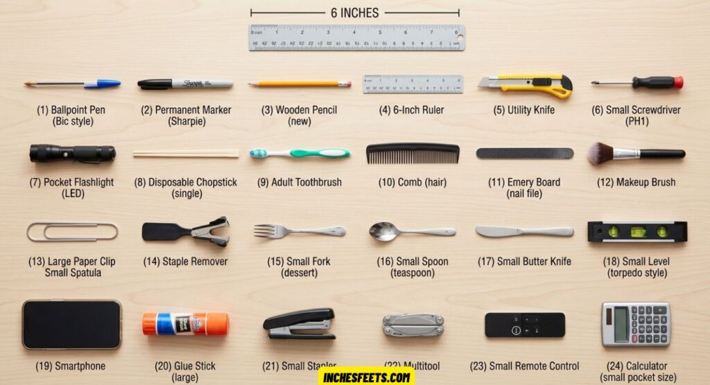 Measuring 6 Inches Long