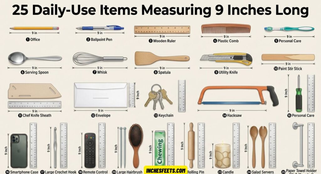 Measuring 9 Inches Long