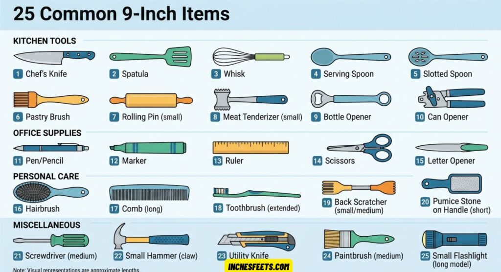 Measuring 9 Inches Long
