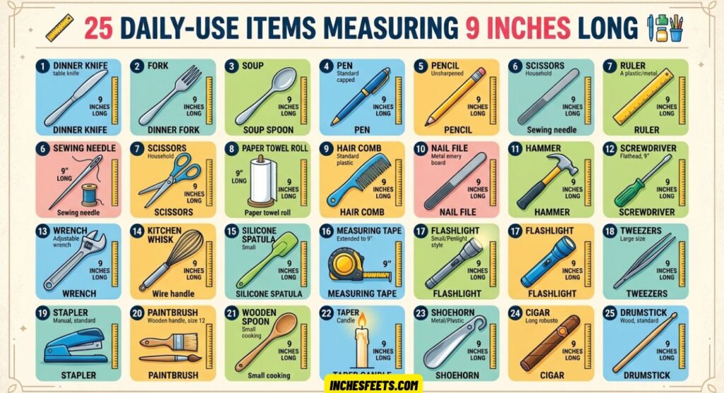 Measuring 9 Inches Long