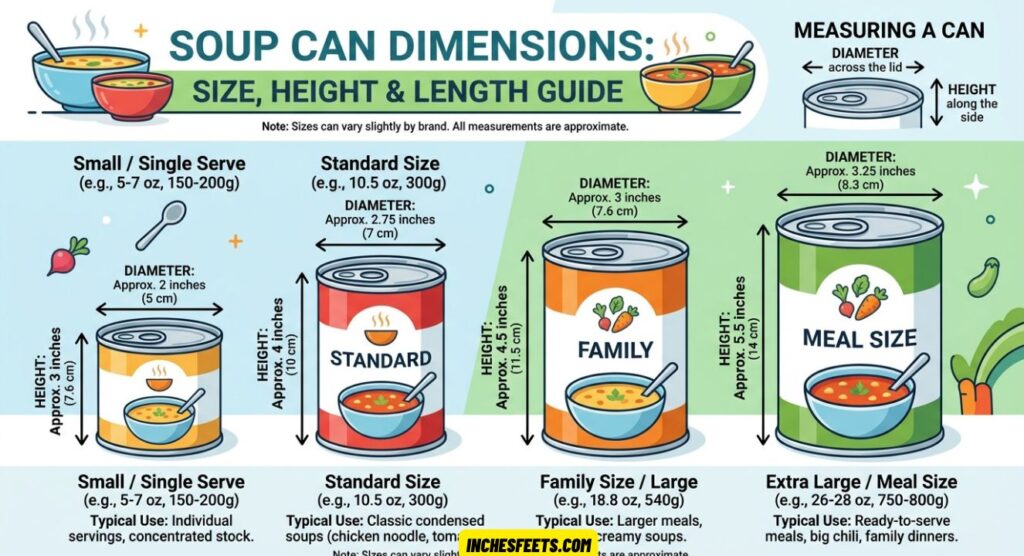 Soup Can Dimensions