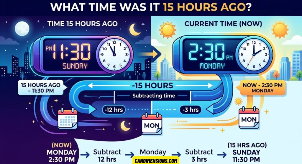 What Time Was It 15 Hours Ago