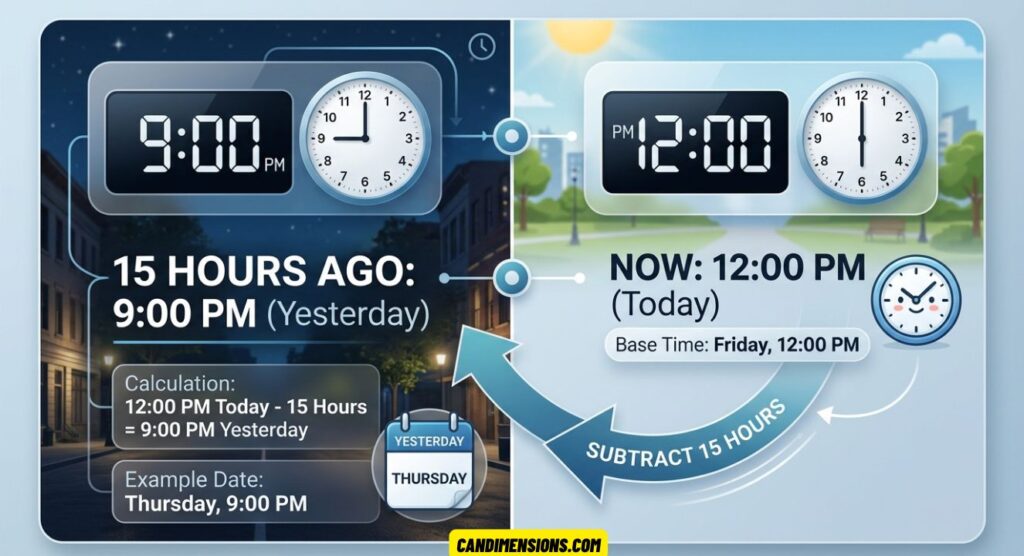 What Time Was It 15 Hours Ago
